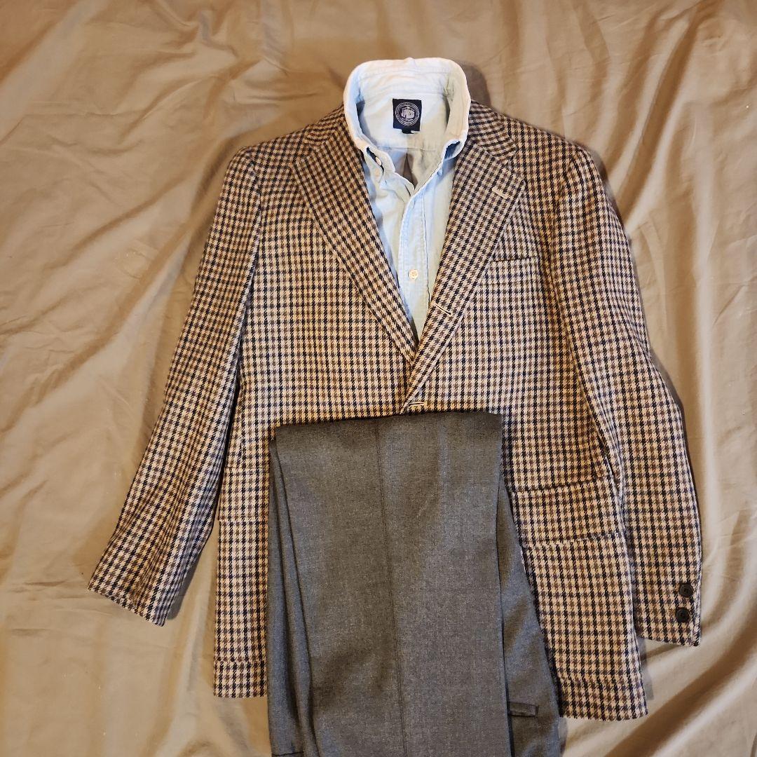 Moorland ×J.Press テーラードジャケット チェック柄