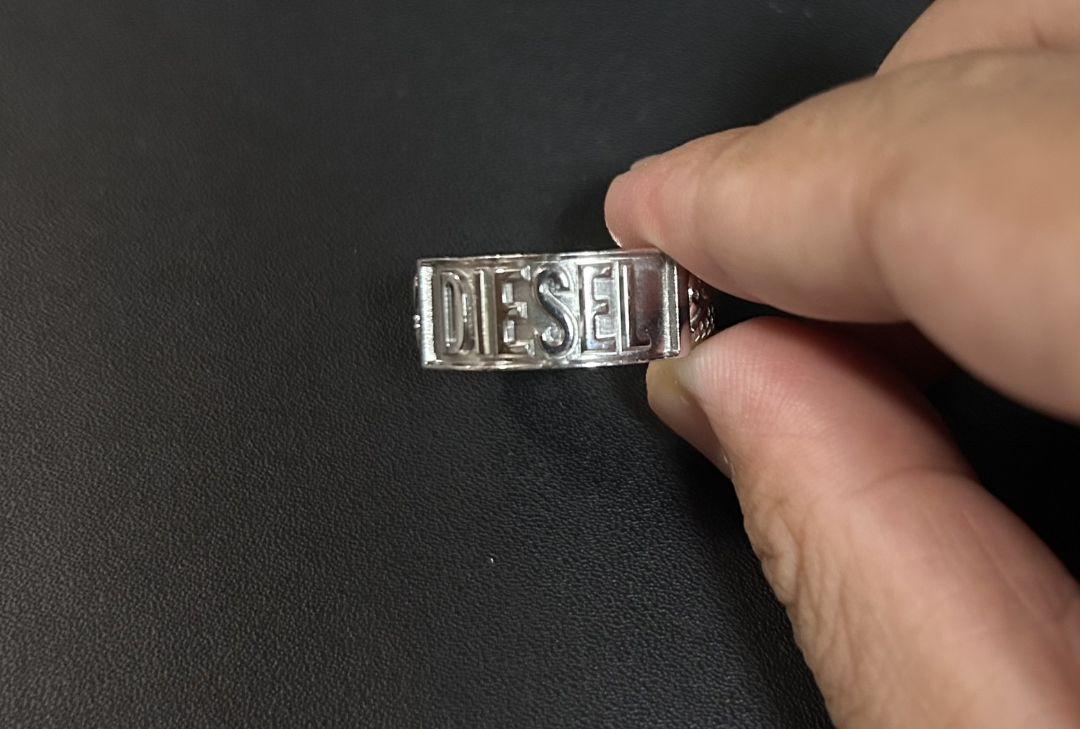 DIESEL シルバーリング ドラゴンモチーフ