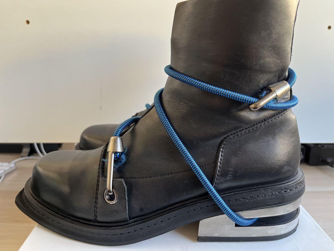 DIRK BIKKEMBERGSダークビッケンバーグワイヤースチールヒールブーツ