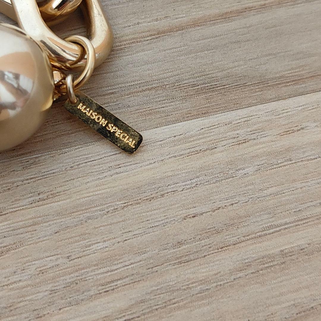 MAISON SPECIAL ゴールド チェーンネックレス MAISON SPECIAL ゴールド チェーンネックレス