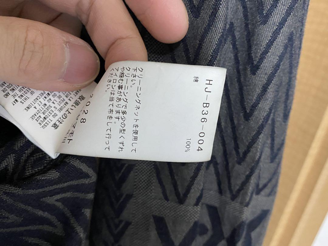 ヨウジヤマモトプールオム 23AW 墨染シャツ