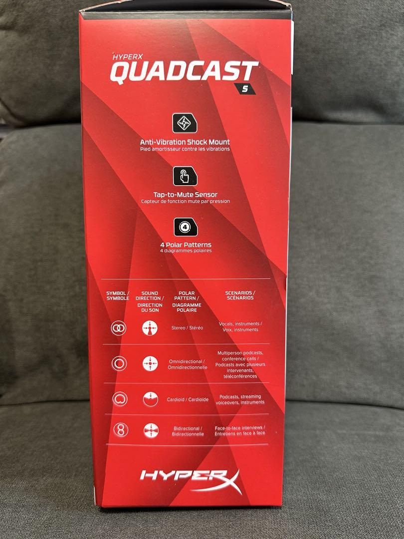 HyperX QuadCast Sスタンドアロンマイク・フィルター・アームセット