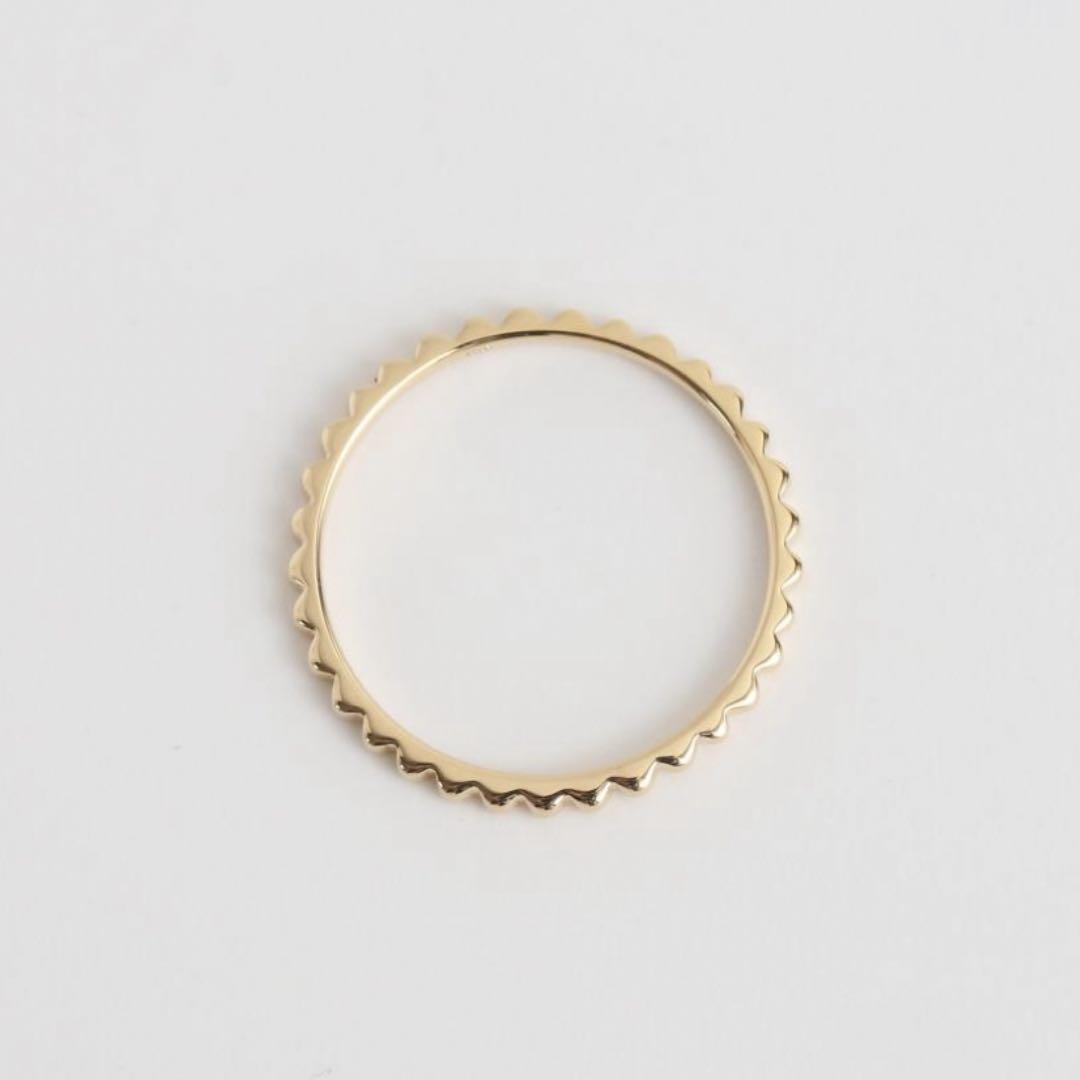 ミルグレイン ゴールド リング　Polte Ring k18