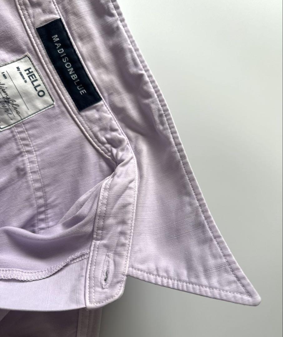 MADISONBLUE ハンプトンシャツ パール 阪急限定 パープル - メルカリ
