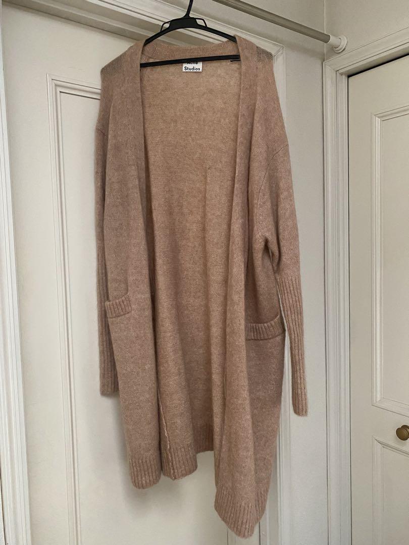 Acne Studios ベージュ ロングカーディガン