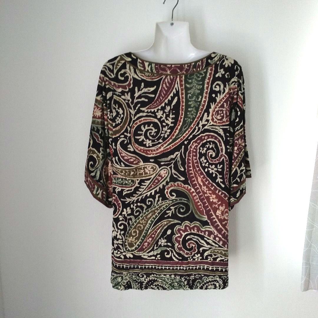 ky66 【超美品】 LEONARDFASHION 七分丈チュニック Lサイズ ky66 【超美品】 LEONARDFASHION 七分丈チュニック Lサイズ
