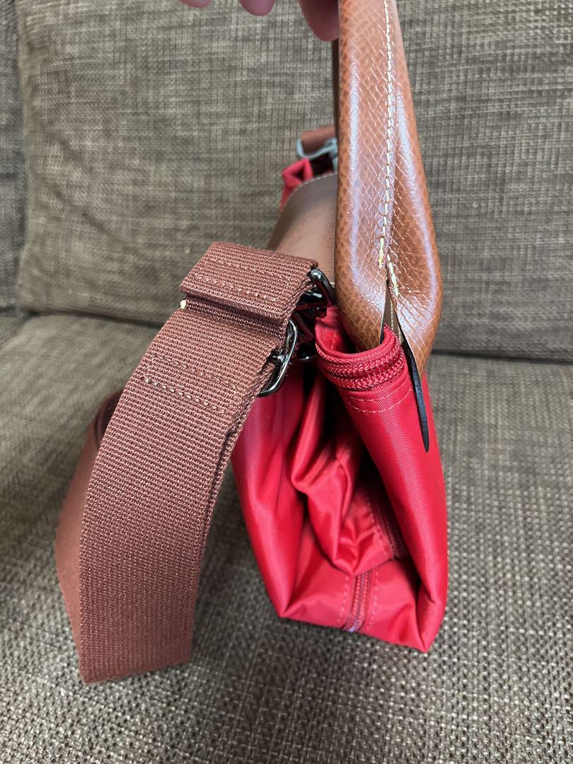 LONGCHAMP ロンシャン プリアージュ　大容量　拡張ボストン　赤　レッド