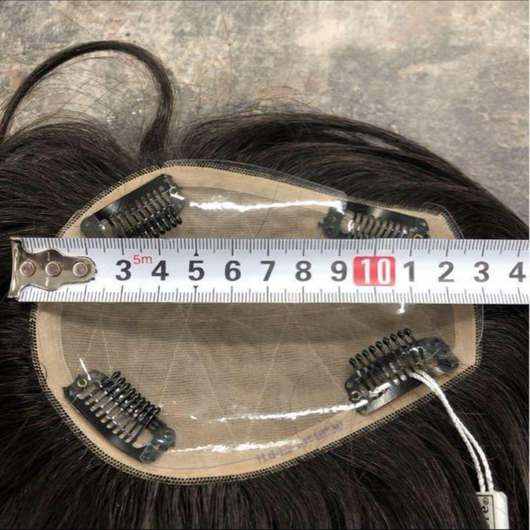 HairDre ヘアドレ L② 人毛100%ウィッグ ダークブラウン黒茶