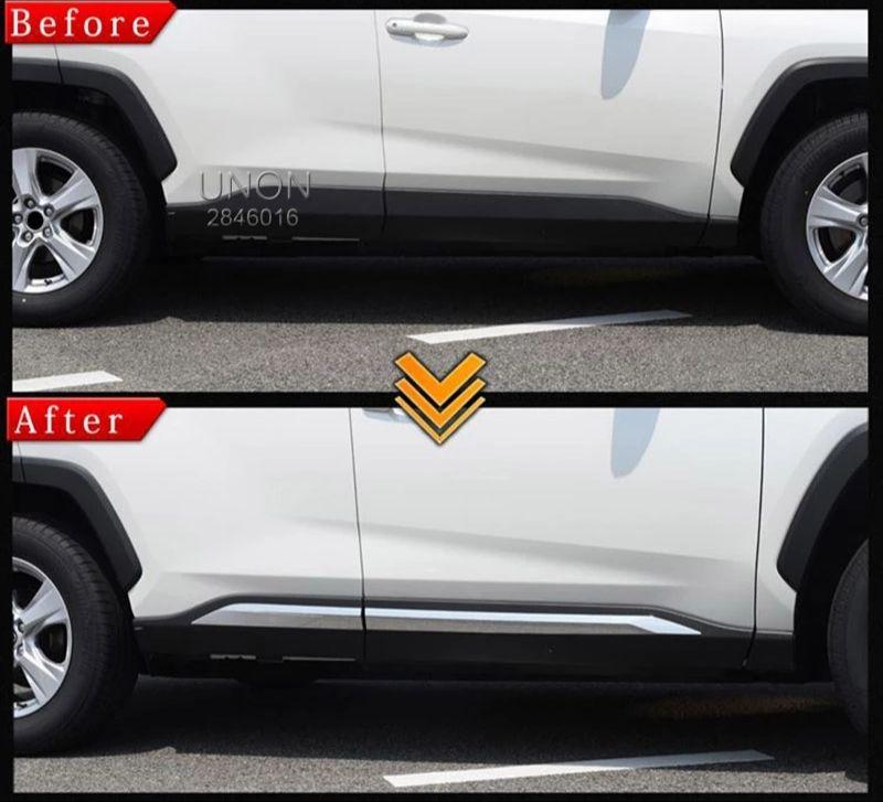 マラソン限定 トヨタ RAV4 XA50 サイドドア ガーニッシュ トリム @Q LswVf-m37222717406 人気最新作