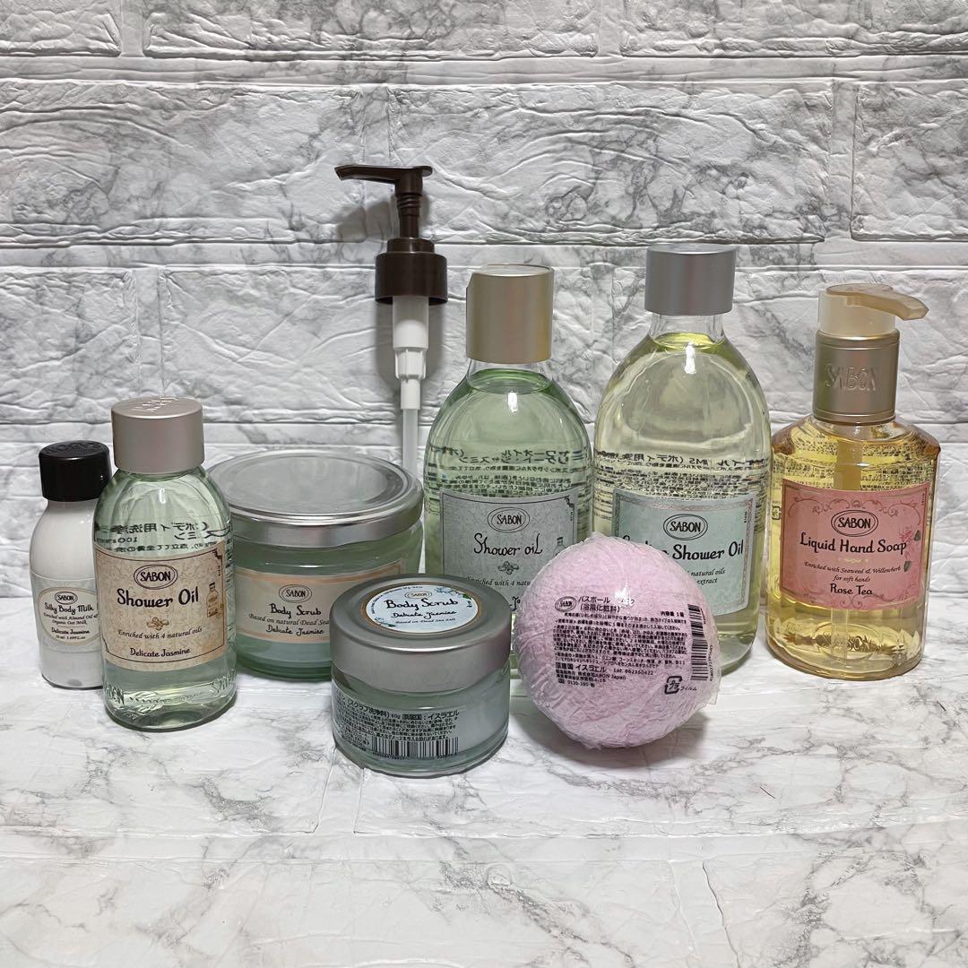 送料込み SABON サボン ボディスクラブ シャワーオイル 9点 まとめ売り