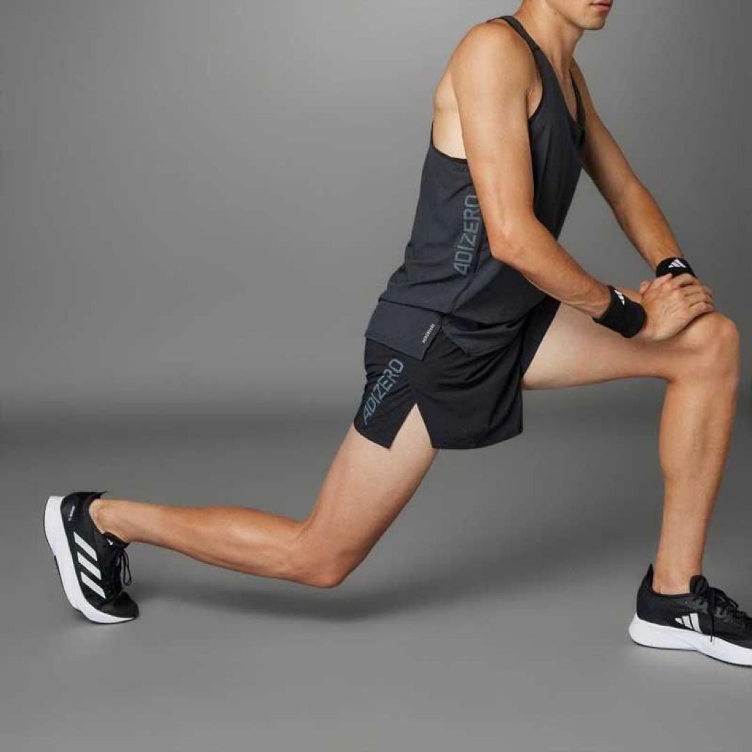 新品 adidas アディダス　メンズ　adizero ランニング　シングレット