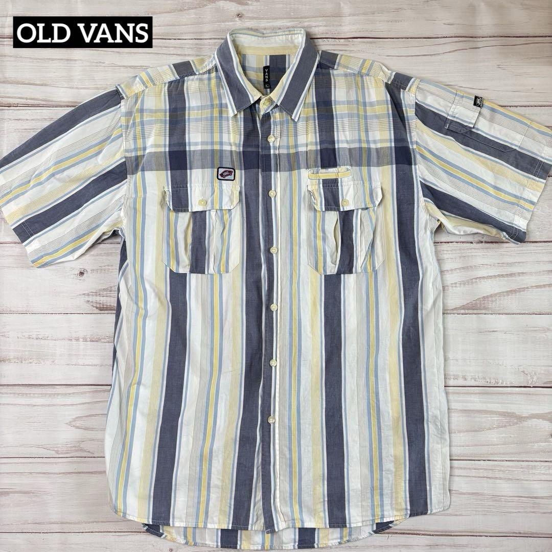90s OLD VANS オールドバンズ 半袖シャツ 旧タグ