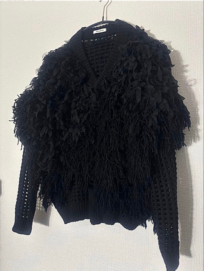 OPEN SESAME CLUB tulle fur blouson SIZE