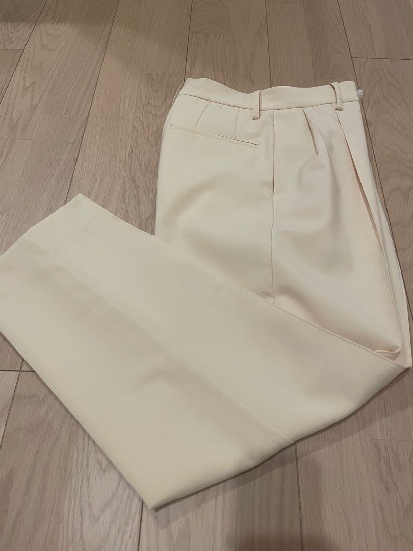 Ohga オーガ TAPERED TUCK PANTS