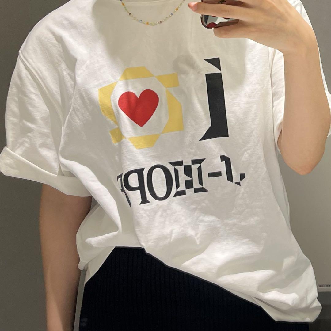 I ❤️ J-HOPE ホワイト Tシャツ Lサイズ