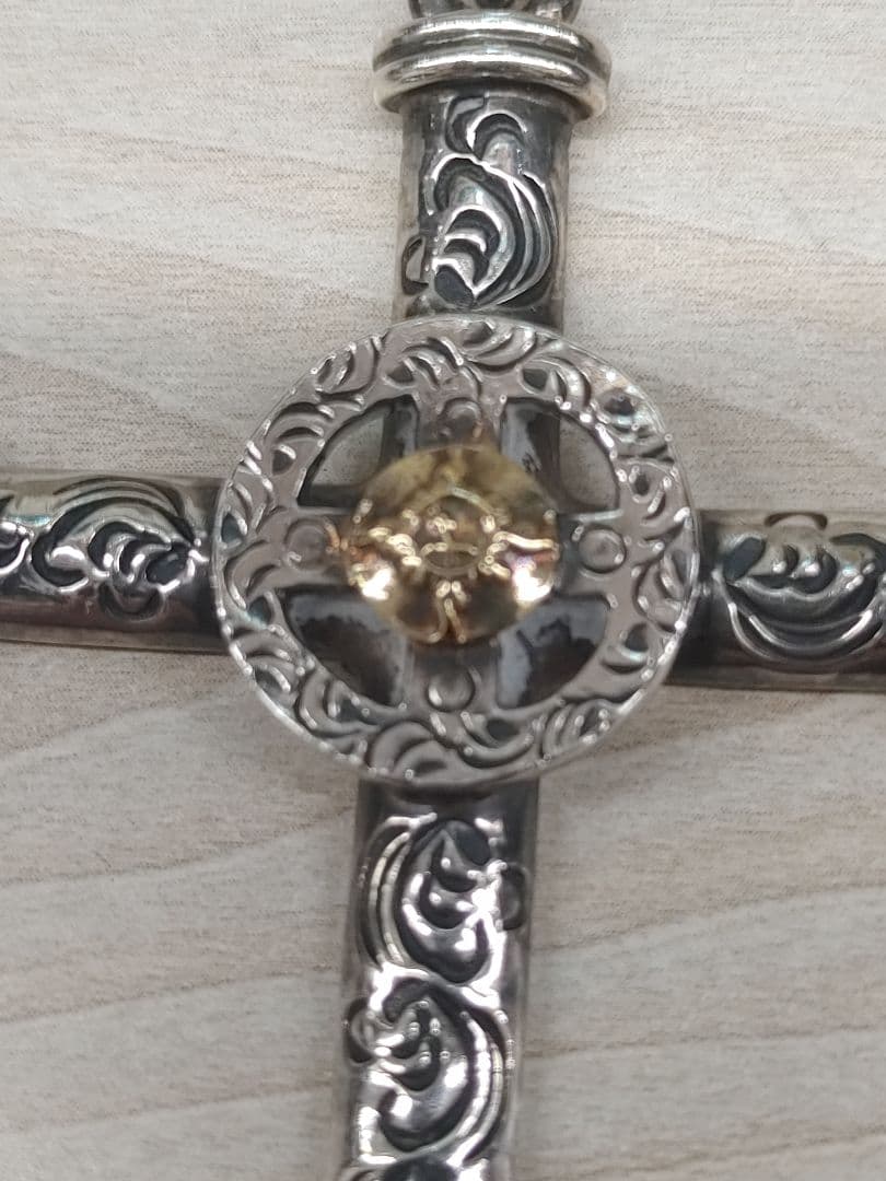 FIRST ARROWS K18 メディスンホイール クロス ペンダントトップ FIRST ARROWS K18 メディスンホイール クロス ペンダントトップ