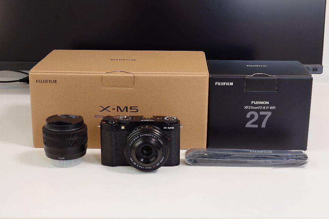 デジタルカメラ Fujifilm X-M5 + Fujinon 27mm f/2.8 WR Fujifilm X-M5 Camera and Fujifilm XF 27mm F2.8 R WR Lens