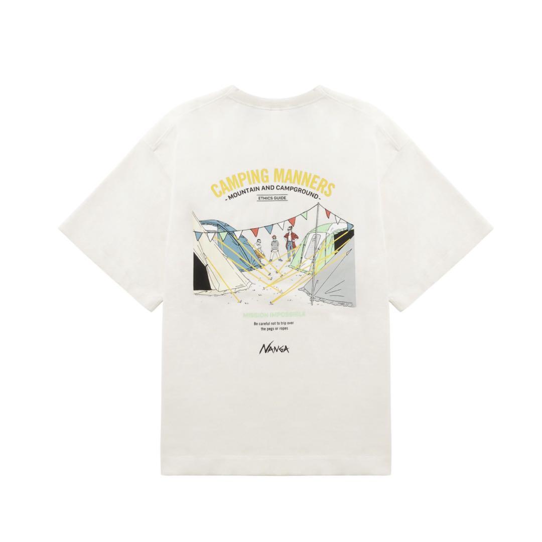 NANGA　ユニセックスTシャツ 白　L