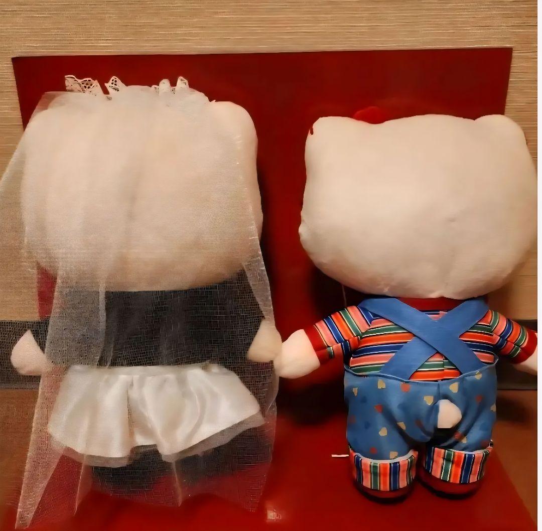 【再入荷】ハローキティチャッキーコラボ ぬいぐるみセット 再入荷】ハローキティチャッキーコラボ ぬいぐるみセット ぬいぐるみ