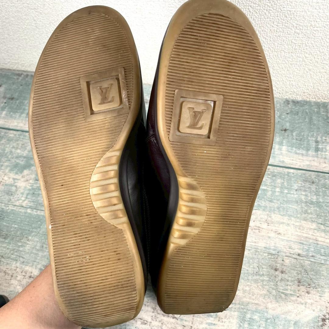 超美品 LOUIS VUITTON 名作 レザー スニーカー 7 - メルカリ