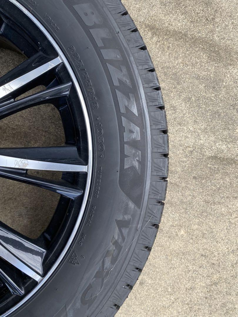 ブリヂストン VRX3 18インチ スタッドレスset 4本 225/55R18