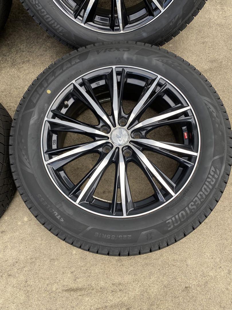 ブリヂストン VRX3 18インチ スタッドレスset 4本 225/55R18