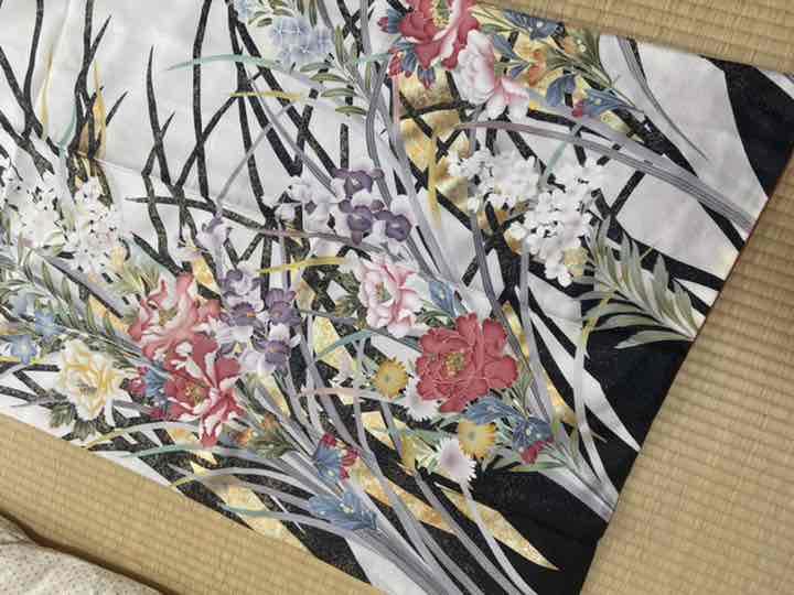 振袖 成人式 牡丹 最終値下げ FKkUV-m37235305949 正絹 白 黒 再入荷即納