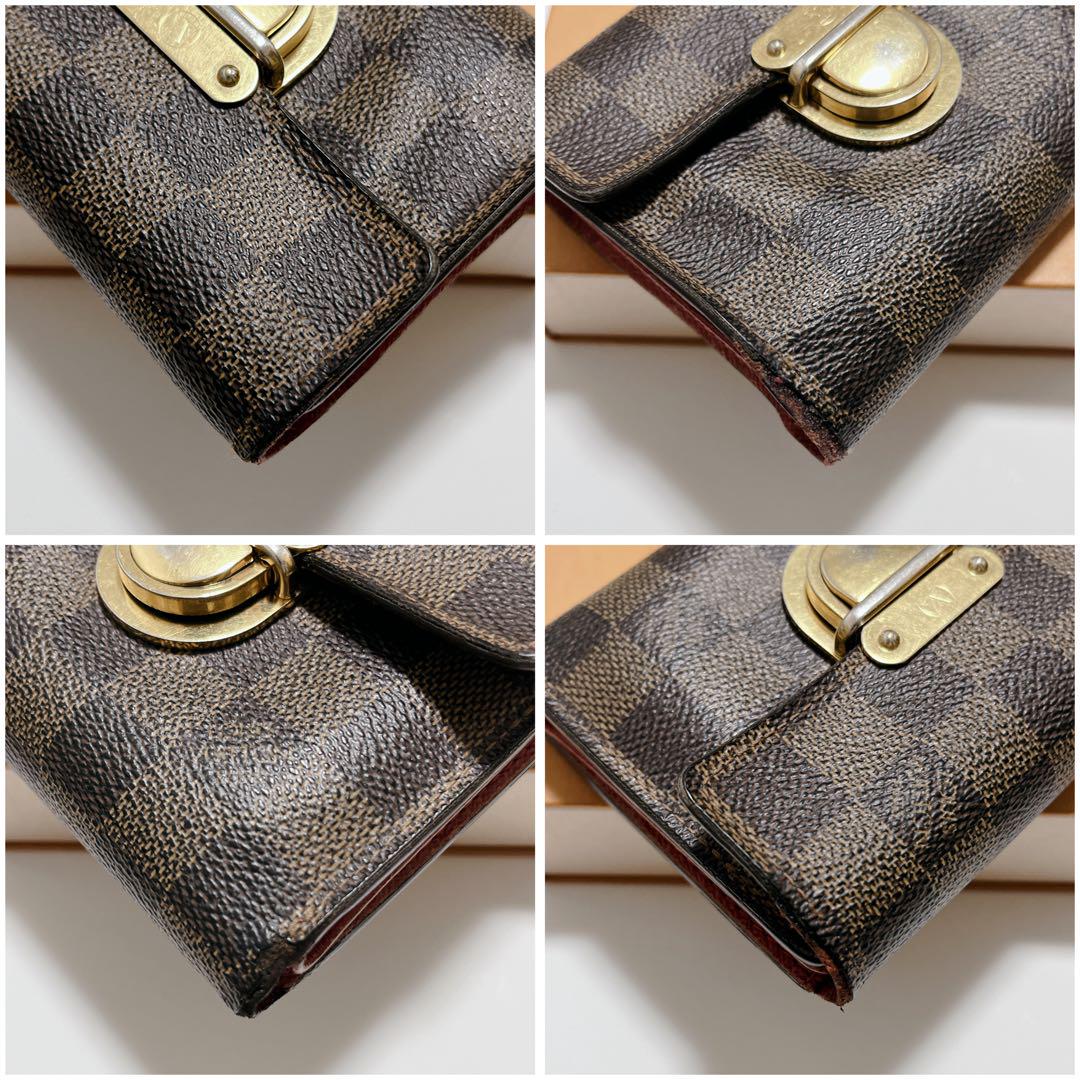 美品 ルイヴィトン ポルトフォイユ・コアラ 二つ折り財布 ダミエ