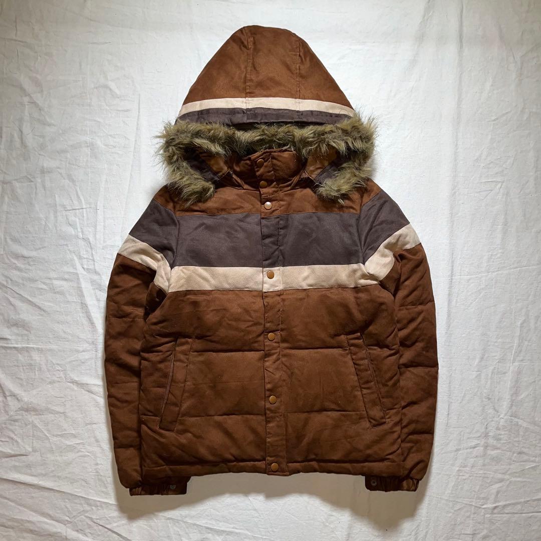 Y2K fairy grunge 平成 スエード お兄系 ダウンジャケットM