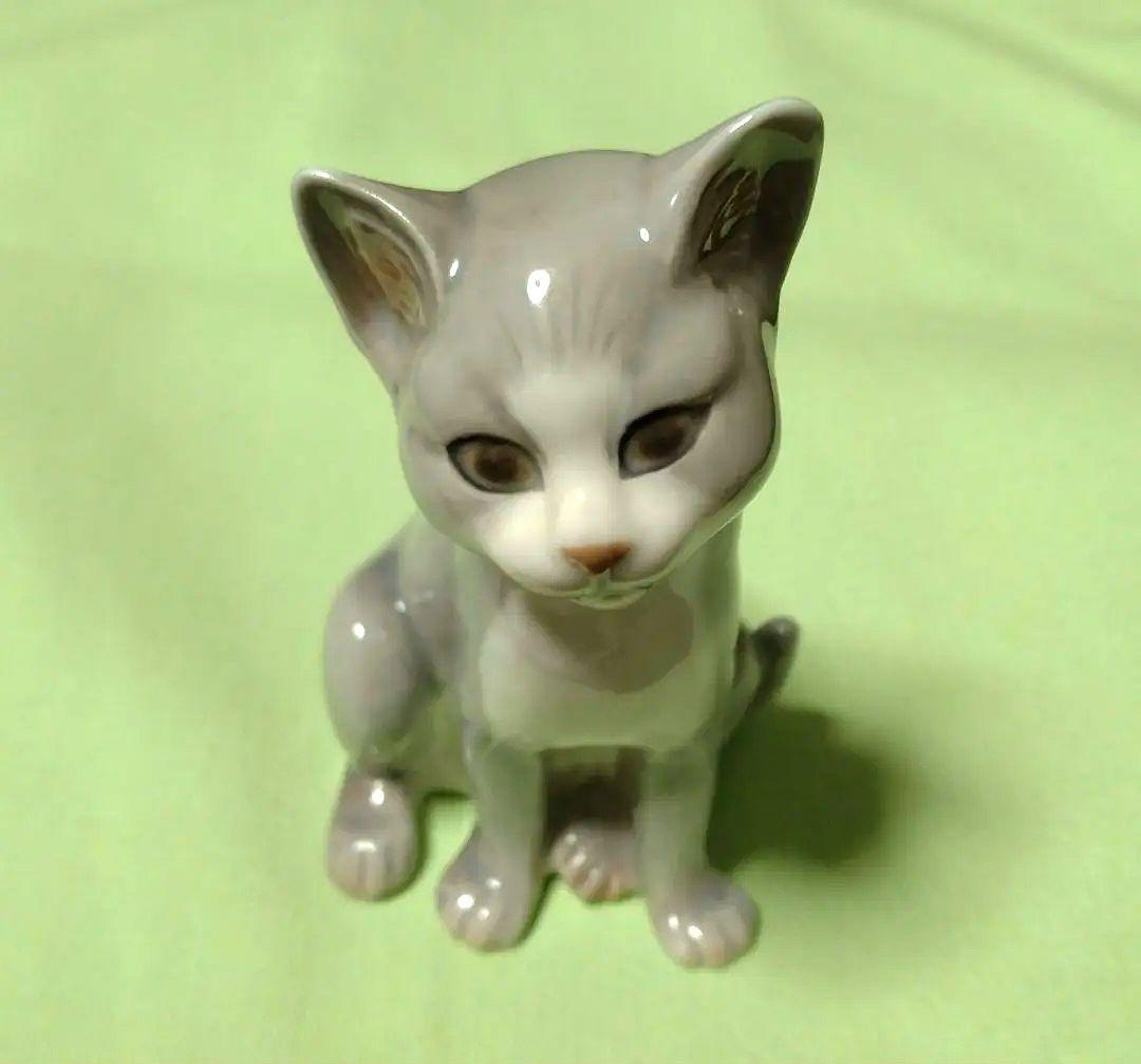 ロイヤルコペンハーゲン  猫  置物  フィギュリン #515
