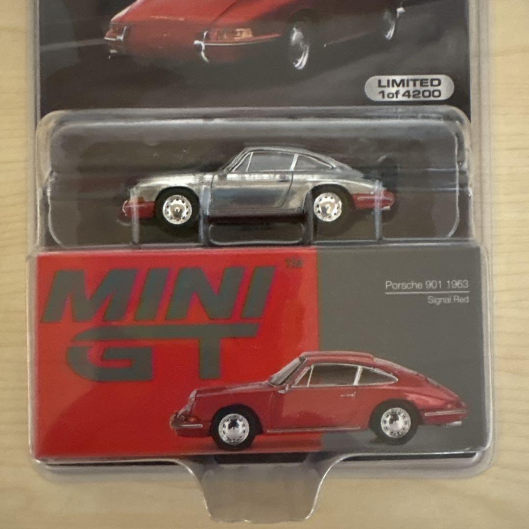 MINI GT Porsche 901 1963 Signal Red チェイス