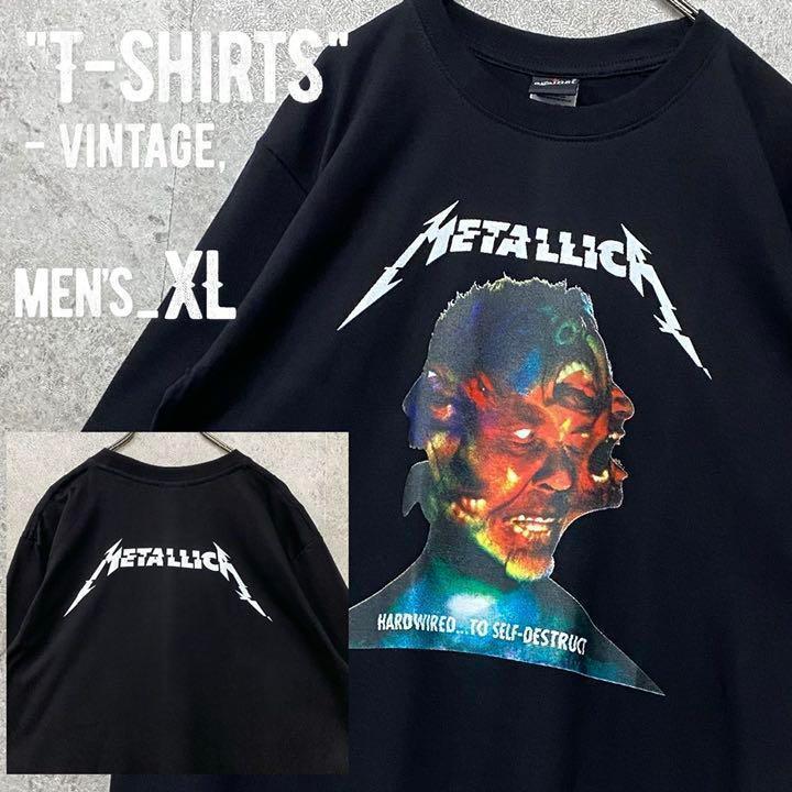 レア○未使用《メタリカ》ハードワイアード両面プリントTシャツ/メンズXL