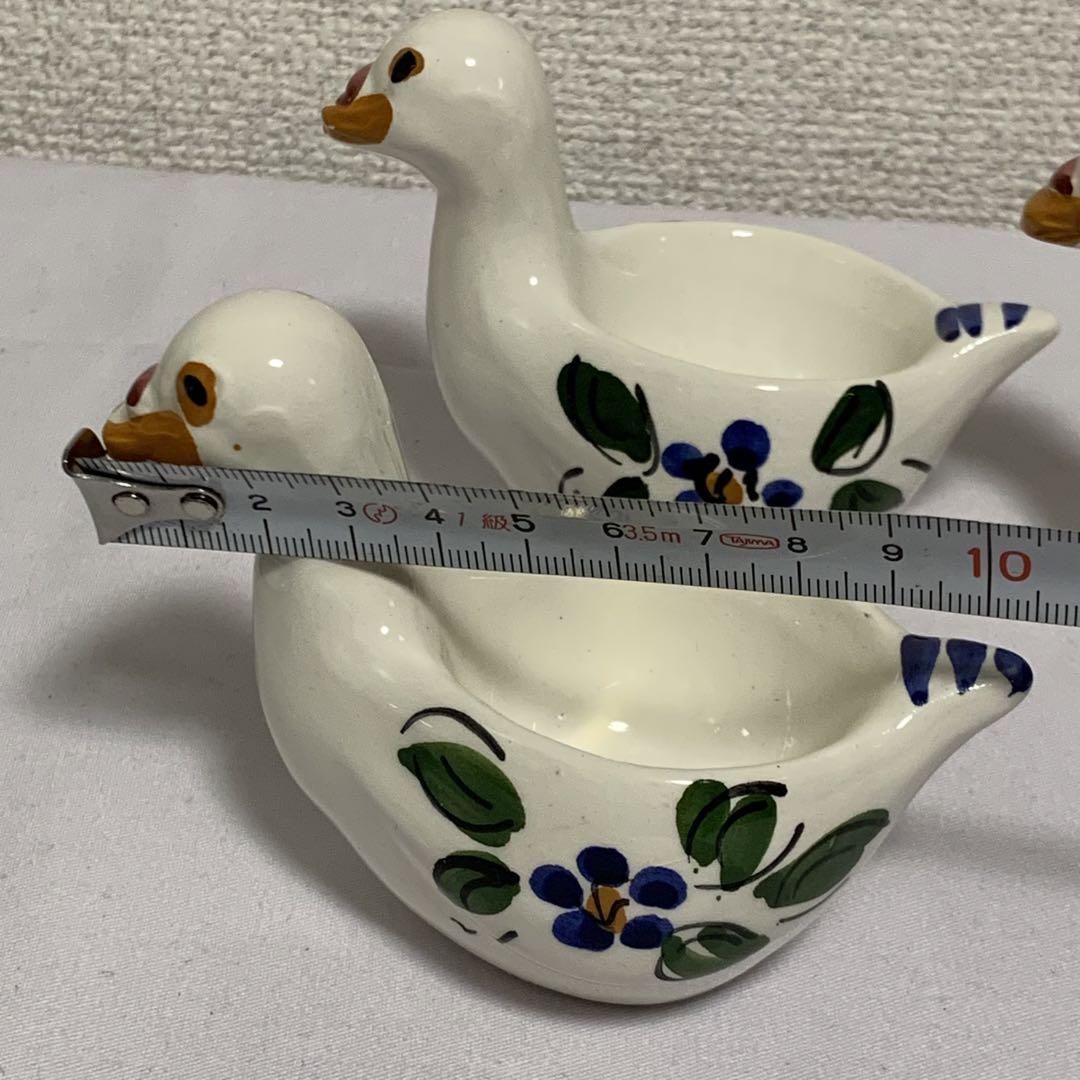 アヒル型 陶器 3個セット