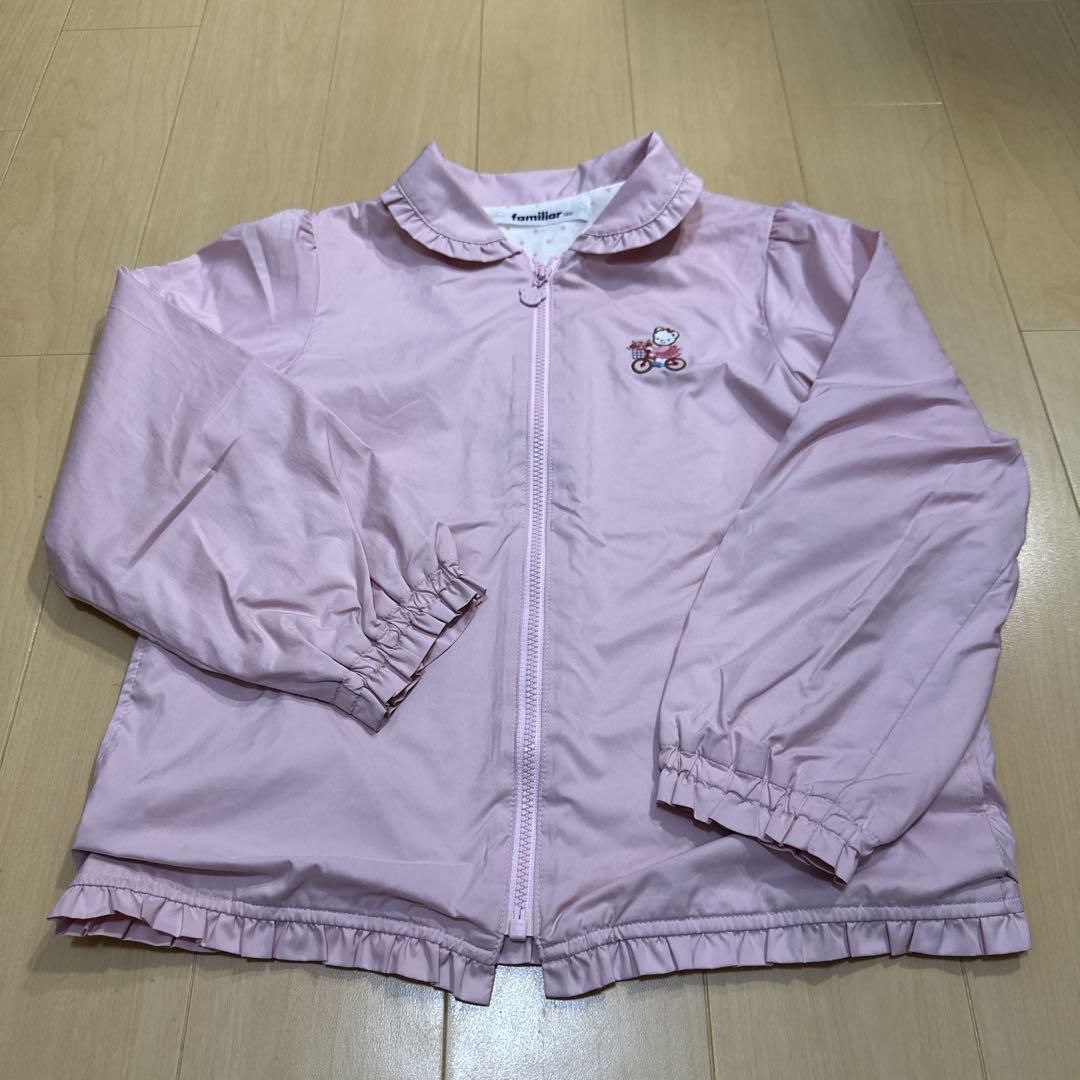 【美品】☆ファミリア・女の子ウインドブレーカー120サイズ☆