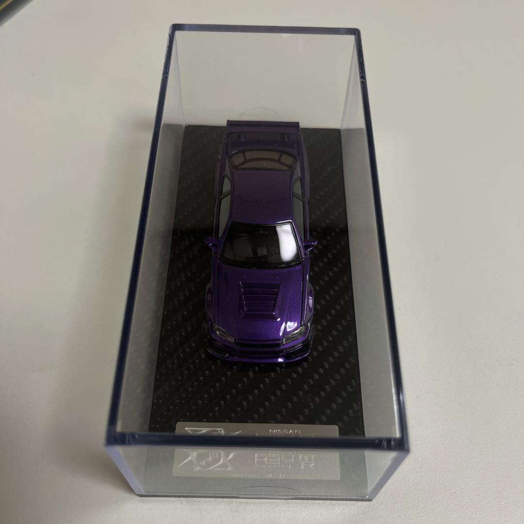 error 1/64 NISSAN R34 GTR ミニカー