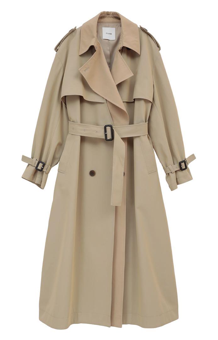 新品に近い】24SS CLANE LAYER LONG TRENCH COAT