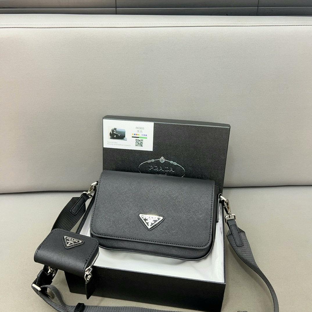 ⚡️極上美品PRADA ブラック ショルダーバッグ コインケース付き