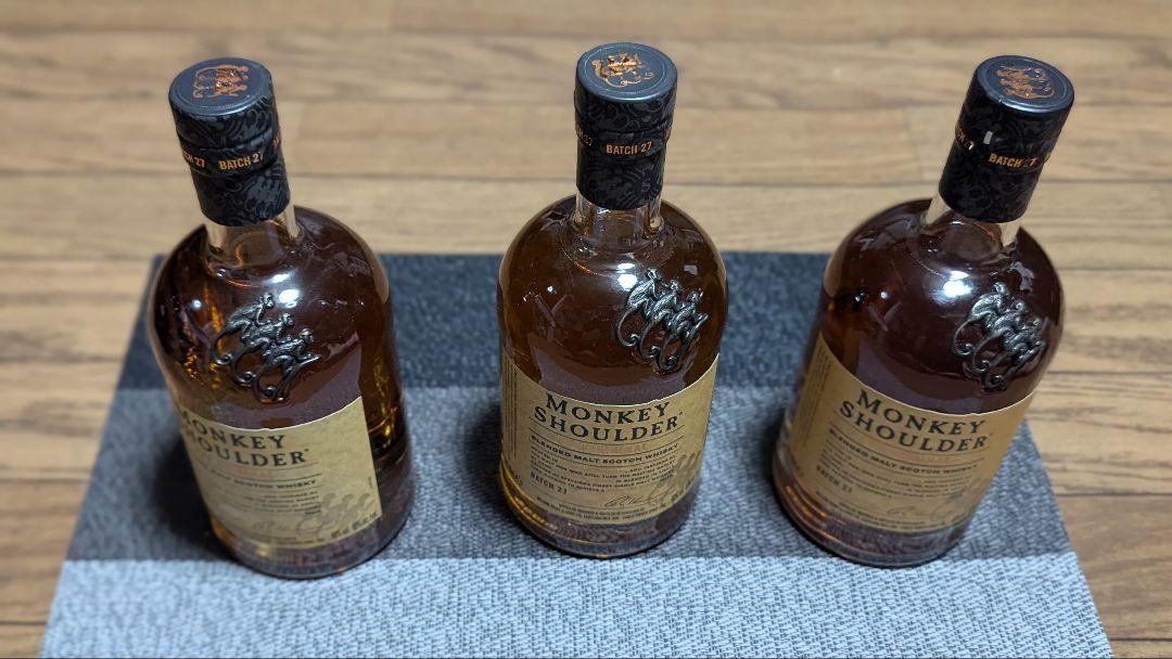 MONKEY SHOULDER THE ORIGINAL 3本セット　新品未開封