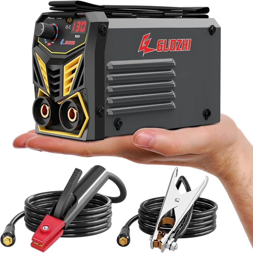 溶接機 100v アーク溶接 130A インバーター直流半自動　ミニポータブル