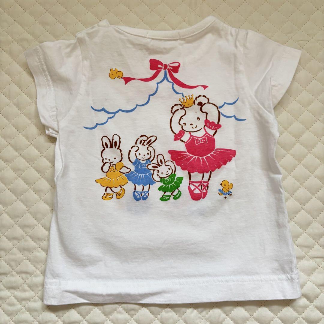 ファミリア　Tシャツ　パンツ　80cm コーデ売り　ピアノ　バレエ　ハート ファミリア Tシャツ パンツ 80cm コーデ売り ピアノ バレエ