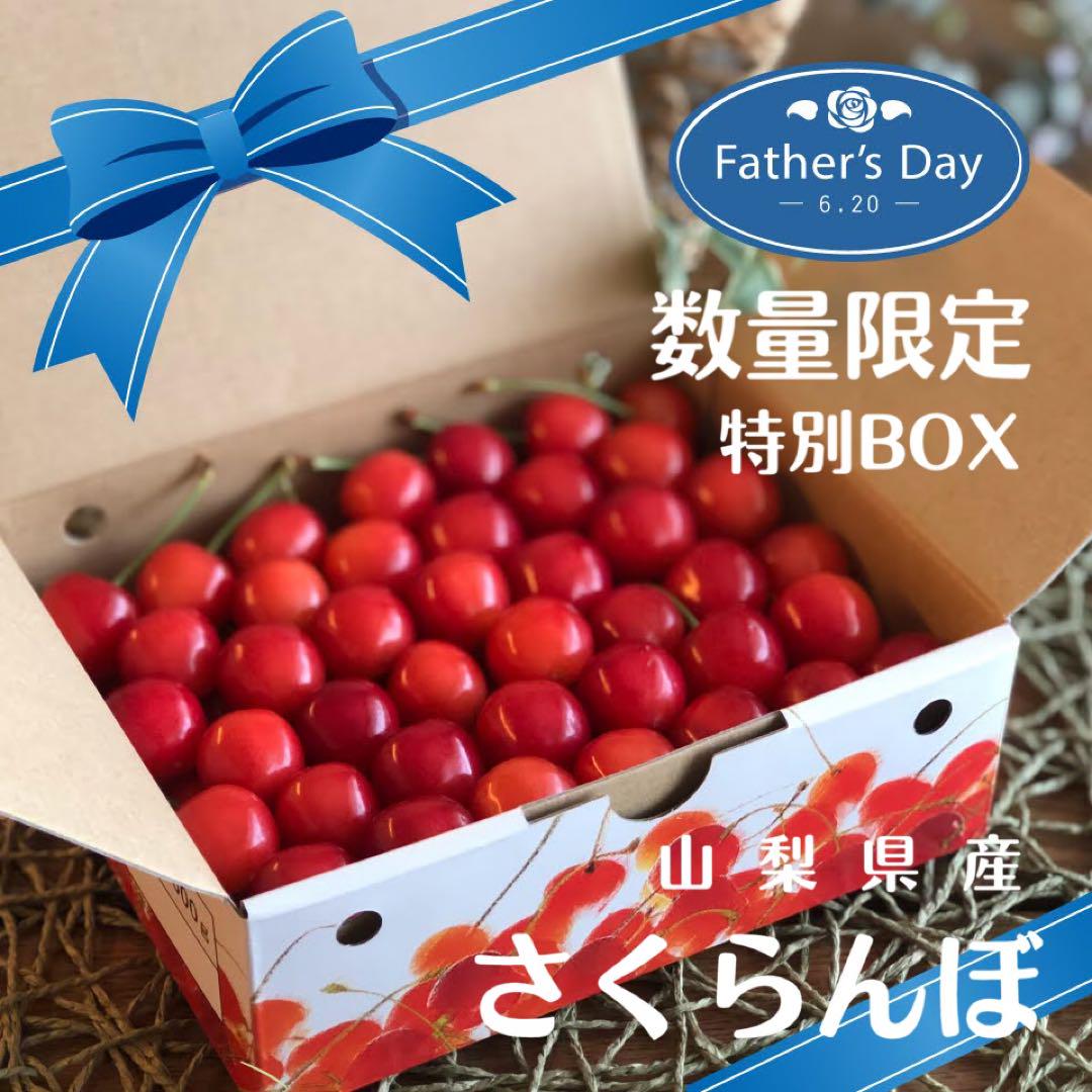 大父M1【まるで宝石箱！父の日などの特別ギフト】さくらんぼ特別BOX【2L3L】