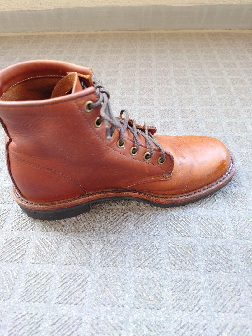 Chippewa ブラウン ワークブーツ