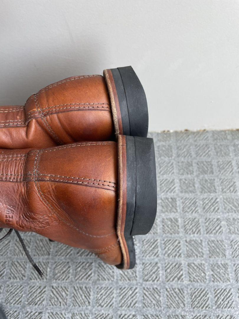 Chippewa ブラウン ワークブーツ