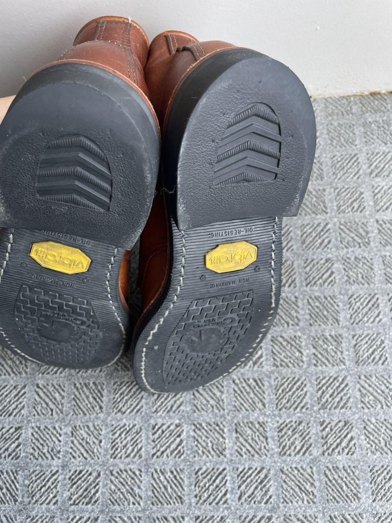 Chippewa ブラウン ワークブーツ