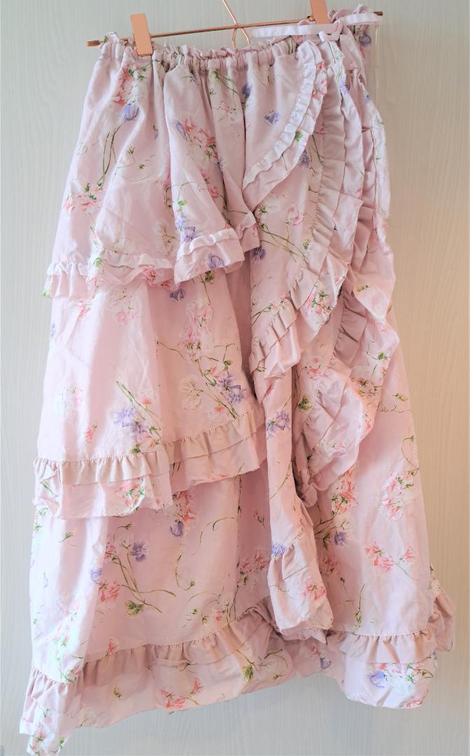 今季スイートピープリントスカートPINKHOUSEピンクハウス