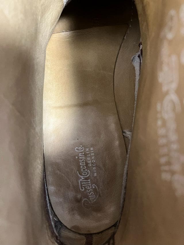 26.5cm 8.5E ラッセルモカシン ノックアバウト ララミースエード 26.5cm 8.5E ラッセルモカシン ノックアバウト ララミースエード