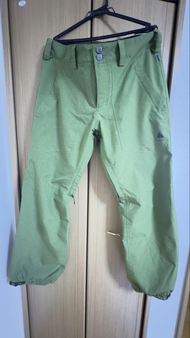 BURTON スノーボードパンツ　カーキ　サイズL 良品