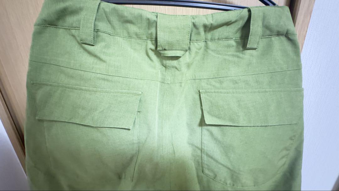 BURTON スノーボードパンツ　カーキ　サイズL 良品