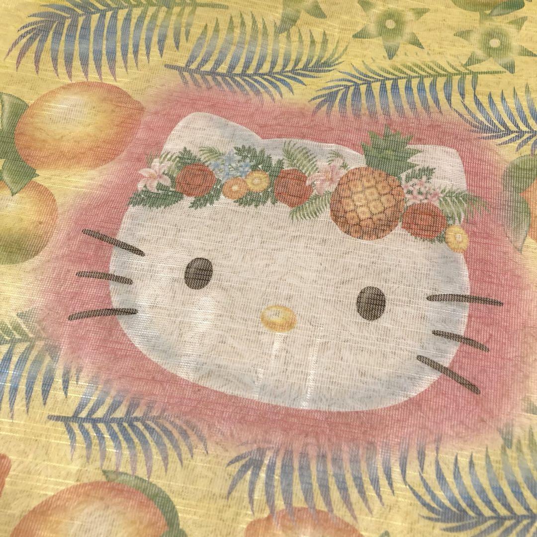 HELLO KITTY ハローキティ ハイビスカス のれん カーテン
