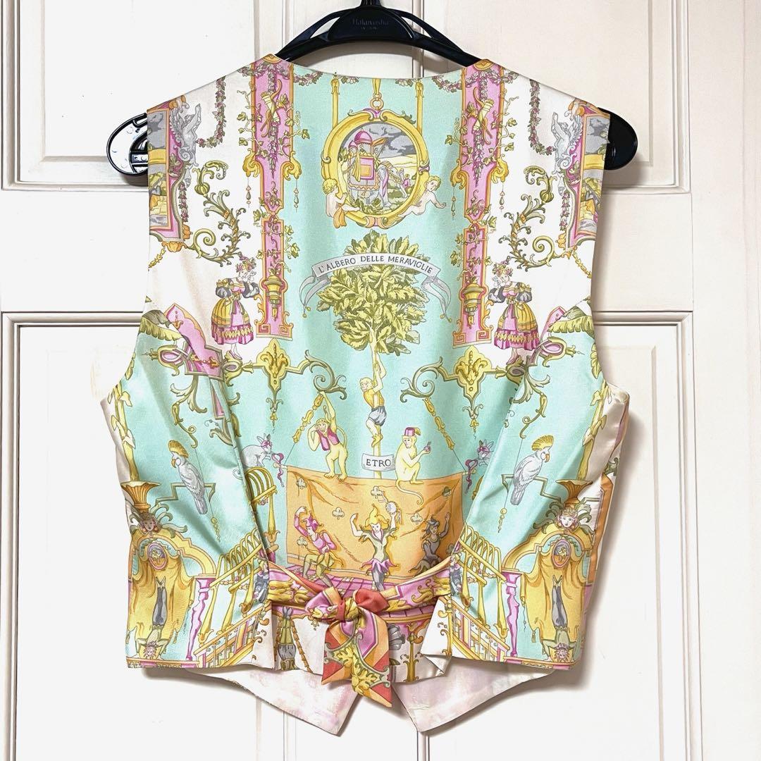 ETRO エトロ シルクベスト カーニバル 44サイズ - メルカリ